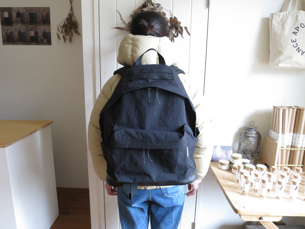 ENDS and MEANS Daytrip Back Pack / with Leather エンズアンドミーンズ デイトリップ バックパック リュック 底レザー